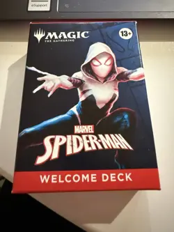 SDCC 2025 Magic The Gathering x Spider-Man Welcome Deck Ghost Gwen Red New - Image 1