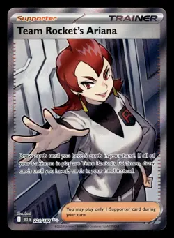 Team Rocket's Ariana 224/182 Ultra Rare Destined Rivals Pokemon Card - Image 2