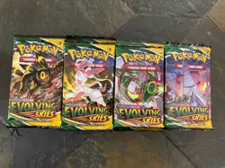 24x Pokemon Evolving Skies Booster Packs – Sealed, Untampered, High Chase Set 🔥 - Image 3