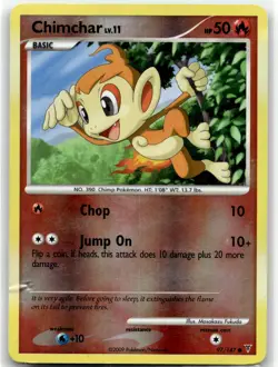 Chimchar 97/147 Common Supreme Victors Pokemon Reverse Holo HP - Image 1
