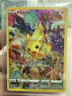 The Pokemon Pikachu Secret Rare Holo 160/159 Crown Zenith ✨💎✨ - Image 1