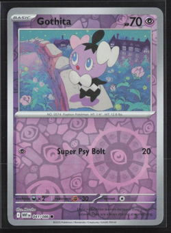 041/086 Gothita - SV White Flare - Reverse Holo NM Pokemon - Image 1