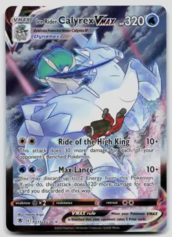 Ice Rider Calyrex VMAX TG15/TG30 Astral Radiance Trainer Gallery Pokemon NM - Image 1