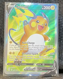 ⚡🐭 Raichu V #158/172 – Brilliant Stars Pokemon TCG ⚡🐭 - Image 1