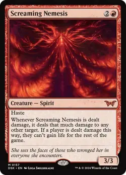 [1x] Screaming Nemesis - Foil Near Mint, English Duskmourn: House of Horror MTG - Image 1
