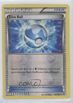 Dive Ball Reverse Foil Pokemon XY Primal Clash #125 - Image 1