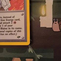The Pokemon Company Blaine 17/132 Gym Challenge Unlimited Trainer Rare EN - Image 5