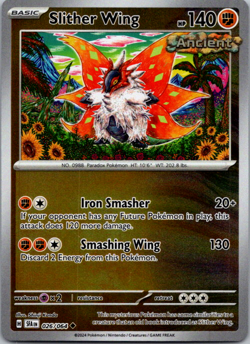 Slither Wing 026/064 Shrouded Fable Reverse Holo Pokemon - Image 1