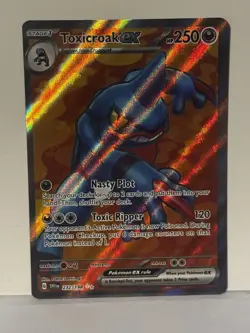 Toxicroak ex 232/198 SV01: Scarlet & Violet Base Set NM Pokemon Fast Ship - Image 1