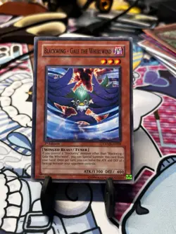 Yugioh Blackwing Gale the Whirlwind CRMS-AE008 Asian English AE - Image 1