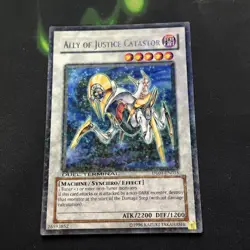 Yugioh Ally of Justice Catastor DT01-EN035 Starfoil Rare LP Yu-Gi-Oh! - Image 1