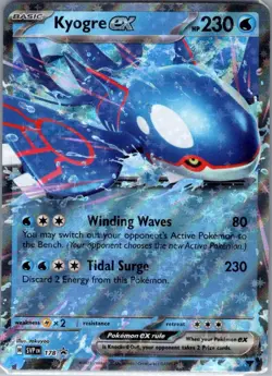 Kyogre ex 178 SV: Scarlet & Violet Promo Cards - Pokemon Card - NM - Image 1