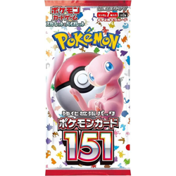 Pokemon TCG Japanese Pokemon Card 151 (SV2a) Booster Pack - Sealed - Image 1