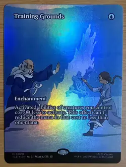 X 1 Training Grounds NM-M Borderless Foil TLE 020 MTG Magic The Gathering - Image 1