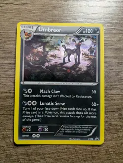 Pokemon TCG Umbreon XY96 Black Star Promo Holo Card 2016 - LP - Image 1