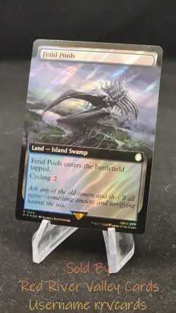 1x Fetid Pools (Extended Art) (Surge Foil) - Universes Beyond: Fallout - #1024 - Image 1