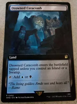 Drowned Catacomb - #492 Regular (Extended Art) Doctor Who - Mtg - Image 1
