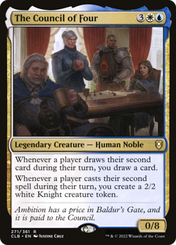 The Council of Four (FOIL) x1 - MTG CLB #271 - Image 1
