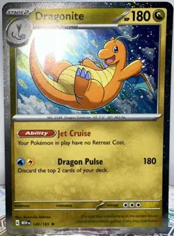 Dragonite 149/165 Cosmos Holo - Sam's Club Exclusive Promo - Pokemon TCG: 151 - Image 1