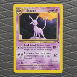 Espeon 20/75 Neo Discovery Non Holo Rare Pokemon Card - Image 1
