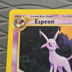 Espeon 20/75 Neo Discovery Non Holo Rare Pokemon Card - Image 2