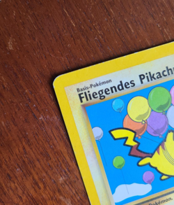 Pokemon Flying Pikachu German 25/53 WOTC Black Star Promo - LP - Image 3