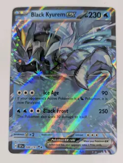 Black Kyurem ex 048/191 SV08: Surging Sparks Holo Pokemon TCG NM - Image 1