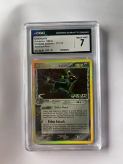 UMBREON 17/113 CGC 7 POKEMON EX DELTA SPECIES REVERSE HOLO - Image 1