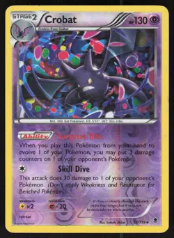 Crobat 33/119 Rare Phantom Forces Pokemon Reverse Holo Lightly Played - Image 1