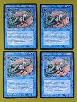 Seasinger x4 Fallen Empires 4x Playset MTG Magic the Gathering - Image 1