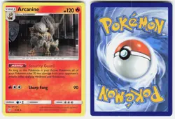 Arcanine 6/18 Rare Detective Pikachu Pokemon Holo Lightly Played - Image 1