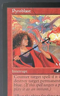 Magic The Gathering MTG PYROBLAST Promo 6x9 Oversize Jumbo Card! - Image 2
