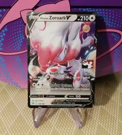 Hisuian Zoroark V Pokemon Prize Pack Series 3 Promo Pokemon Card NM/LP Stamp - Image 1