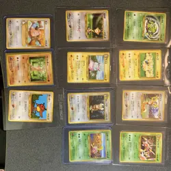 Pokemon TCG Jungle 9 Card Lot Beedrill Dodrio Golduck Lickitung Pinsir JP - Image 1