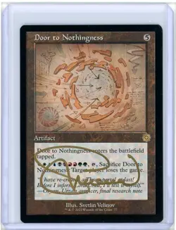 Door to Nothingness The Brothers' War Retro Artifacts Signed Artist Proof MTG - Image 1