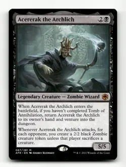 Acererak the Archlich Adventures in the Forgotten Realms #87 Mythic - Image 1
