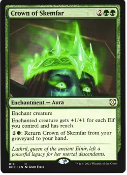 CROWN OF SKEMFAR 13 RARE COMMANDER: KALDHEIM MAGIC: THE GATHERING LP - Image 1