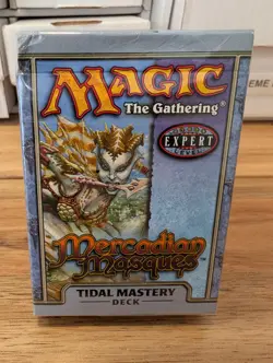 Magic The Gathering Mercadian Masques Tidal Mastery New Sealed Theme Deck MTG - Image 1