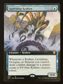 1x MTG Spawning Kraken (Extended Art) - Commander 2021 (C21) #360 - Magic - Image 1