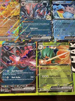 Pokemon TCG ex Holo 5-Card Lot Blaziken N's Zoroark Lapras Yveltal - Image 4