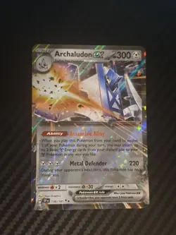 Pokemon - Archaludon ex - 130/191 - SV Surging Sparks - Half Art Card - Image 1