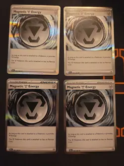 Pokemon Magnetic Energy 085/086 4 x Holo Playset Chaos Rising - Image 1