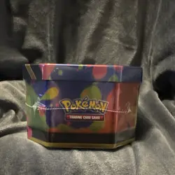 Pokemon TCG Mega Charizard X EX Tin Promo Box English 4 Booster Packs - Image 3