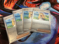 [4x Playset] Lillie's Determination 119/132 ME01: Mega Evolution POKEMON REVERSE - Image 1