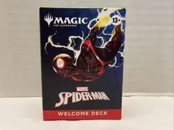 SDCC 2025 Hasbro Magic the Gathering Marvel Spiderman Welcome Deck GREEN - Image 1