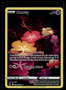 Comfey GG14/GG70 Crown Zenith Galarian Gallery Trainer Gallery Rare Holo Pokemon - Image 1
