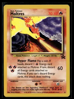 Moltres 21 Wizards Black Star Promos Promo Pokemon - Image 1