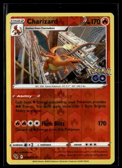 Charizard 010/078 Pokemon GO Reverse Holo Rare Holo Pokemon - Image 1