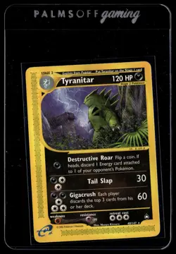 Tyranitar 40/147 Aquapolis Rare Pokemon - Image 1