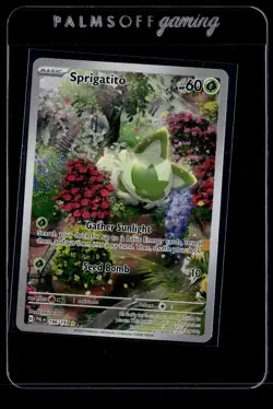 Sprigatito 196/193 Paldea Evolved Illustration Rare Pokemon - Image 1
